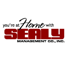 Sealy Management Co sponsor logo - with The Possum country station in Tuscaloosa